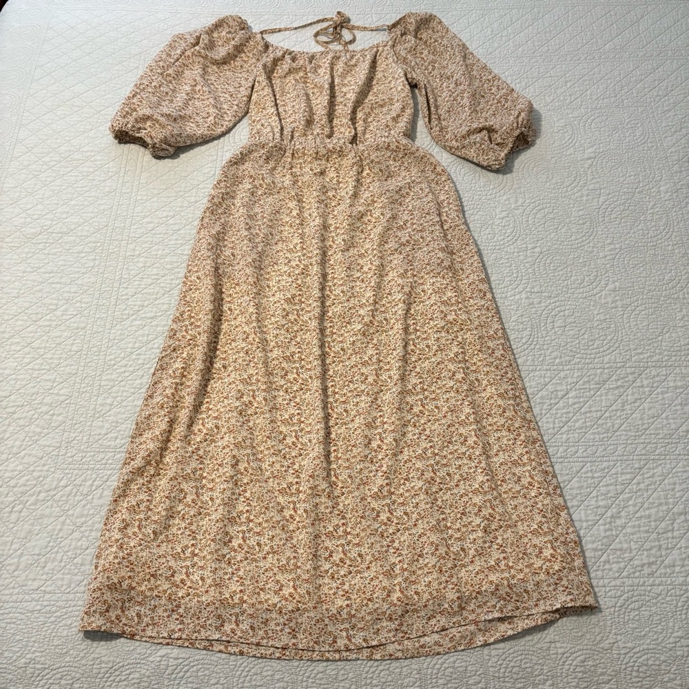 Bohme floral peasant dress. Size small.